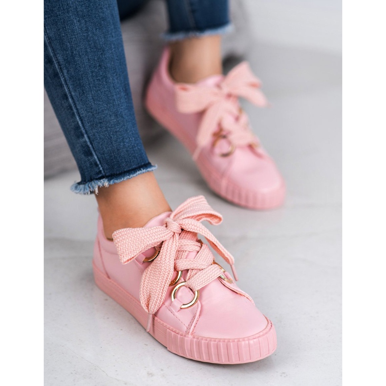 Seastar Lyserøde brogues 1