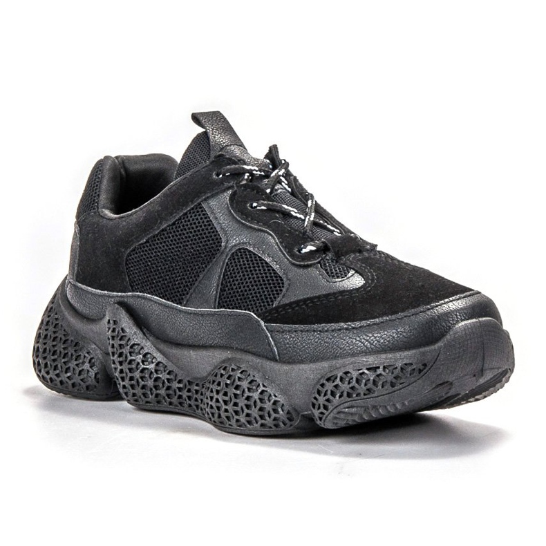 SHELOVET Moderigtige sorte sneakers 1