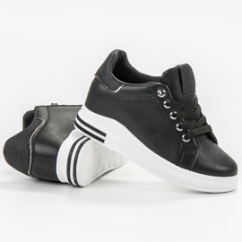 SHELOVET Wedge Sneakers sort 1