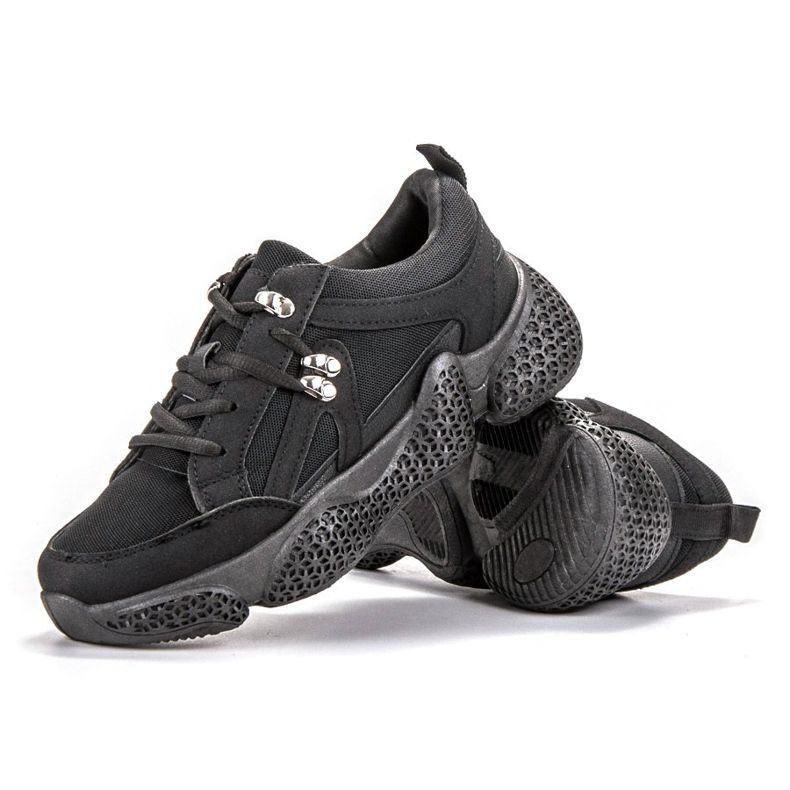 SHELOVET Sorte sneakers 2