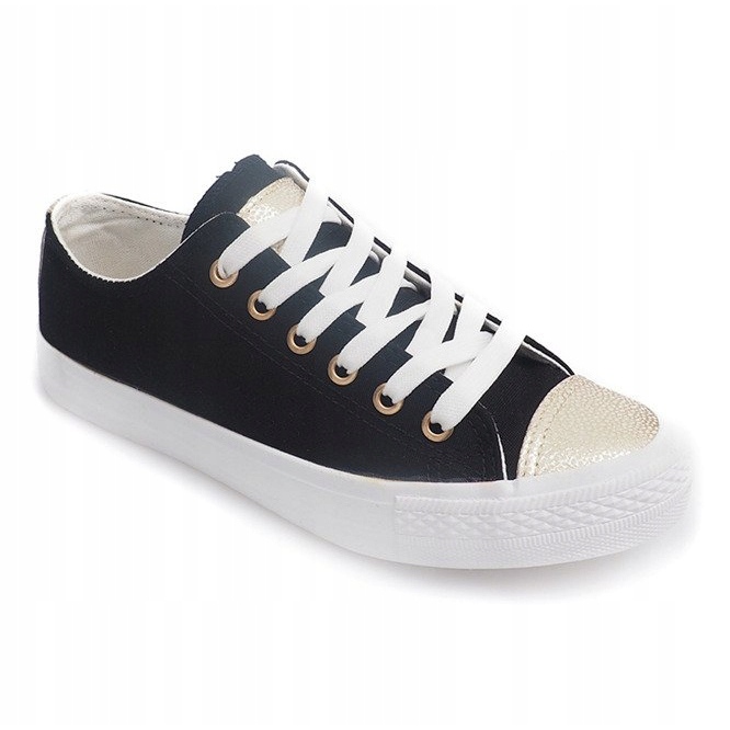 Sorte kvinders sneakers TL13 1