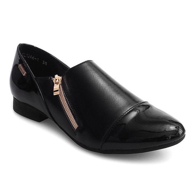Klassiske Slip-On Sko TL1246 Sort 1