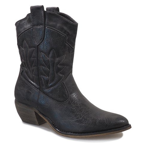 Grå cowboystøvler 10601-1 1
