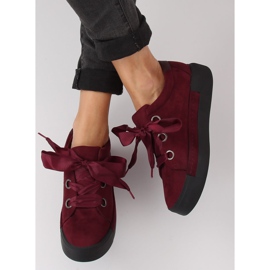 Maroon damesko 1018 Vin rød 2