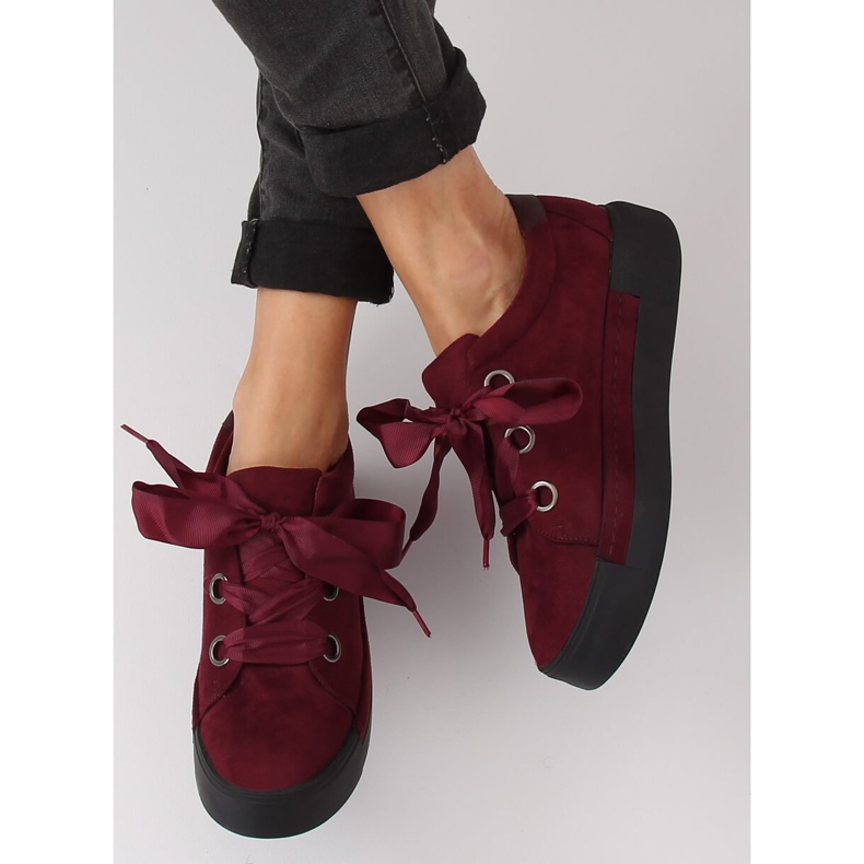 Maroon damesko 1018 Vin rød 2