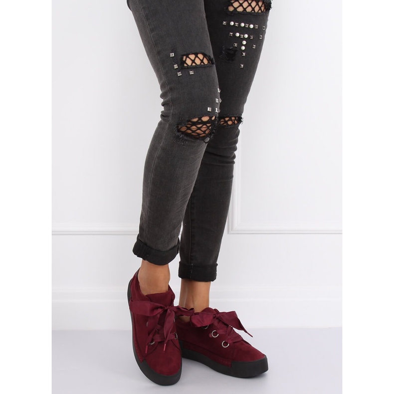 Maroon damesko 1018 Vin rød 1