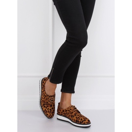 Kvinders loafers leopard C-7225 Leopardprint brun 2
