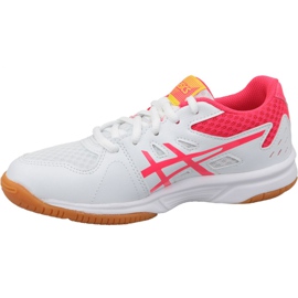 Asics Upcourt 3 Gs Jr 1074A005-104 volleyballsko flerfarvet hvid 1