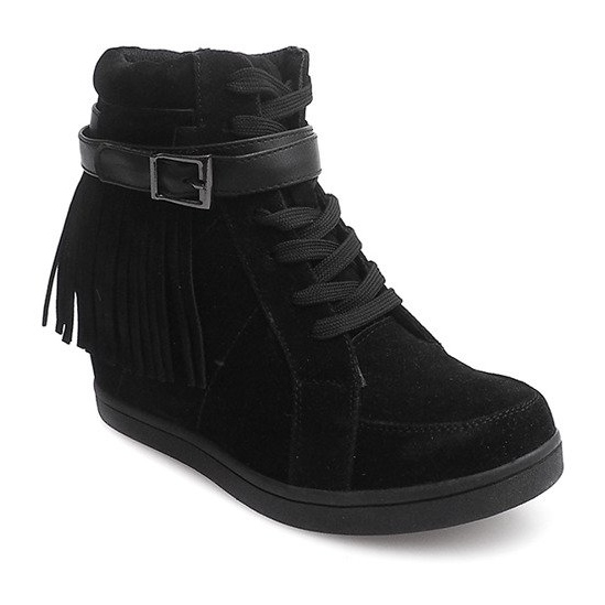 Ruskind Sneakers Boho Fringe 2030 Sort 2