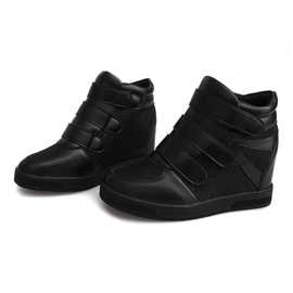 Wedge Sneakers 7776 Sort 1