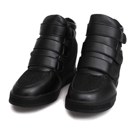 Wedge Sneakers 7776 Sort 2