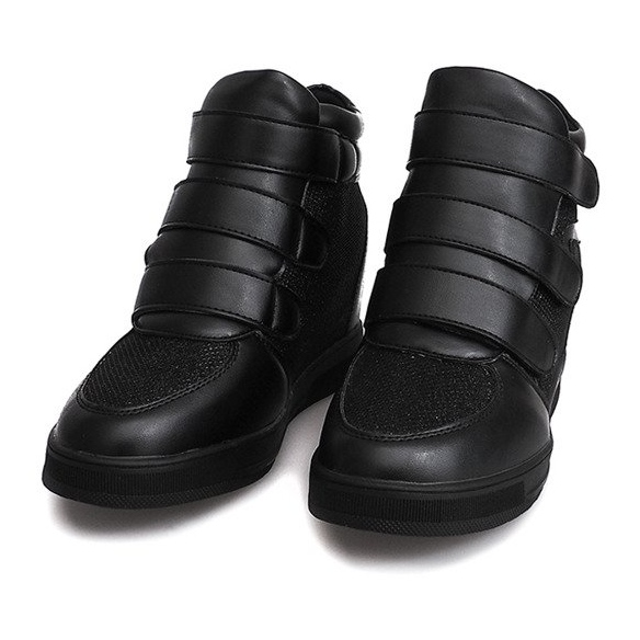 Wedge Sneakers 7776 Sort 2