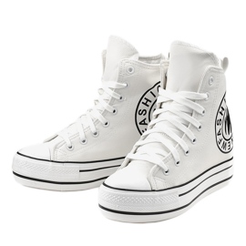 Hvide kile sneakers W09 2