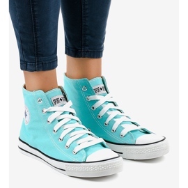 Mint klassiske høje sneakers DTS8224-13 flerfarvet grøn 1