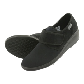 DR.ORTO Befado dametøfler med velcro, pu 033D002, sorte 4