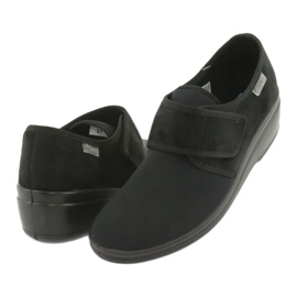 DR.ORTO Befado dametøfler med velcro, pu 033D002, sorte 3
