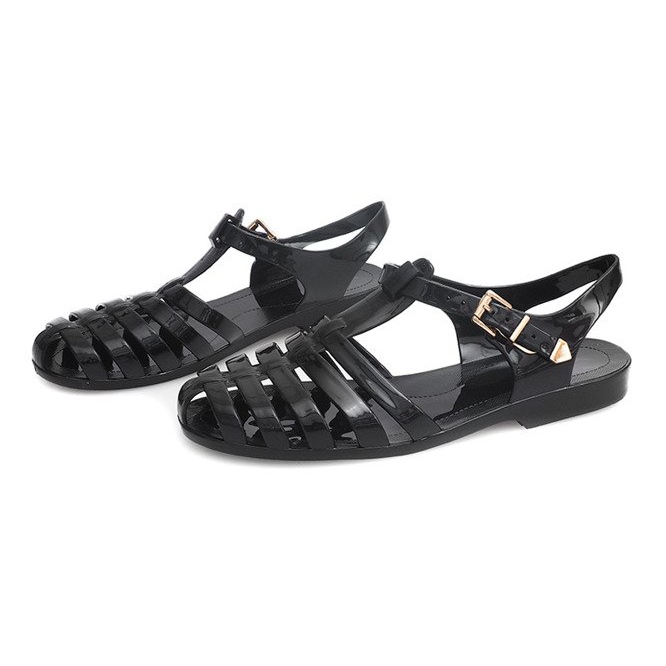 Meliski PT36 sorte romerske sandaler 1