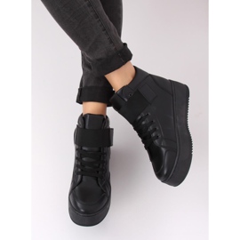 Sorte sneakers LA55 Sort 1