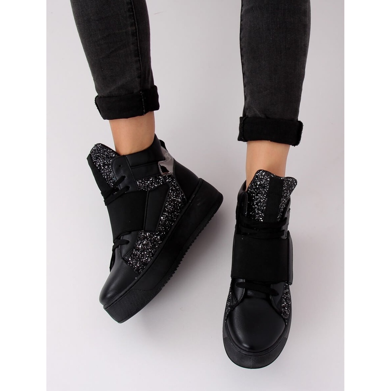 Sorte sneakers LA56 Sort 2