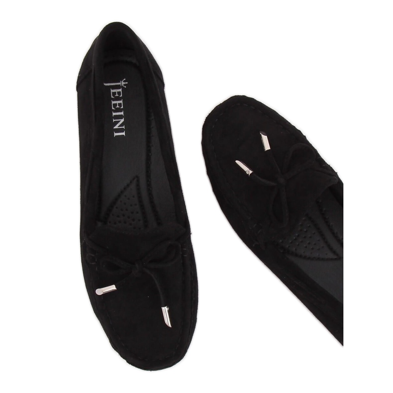 Sorte kvinders loafers R812 Sort 1