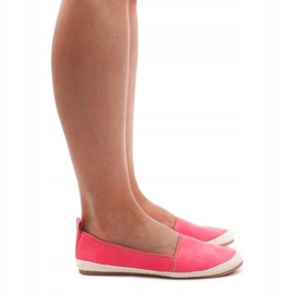 Suede Ballerinas Espadrilles 889-103 Pink lyserød 1