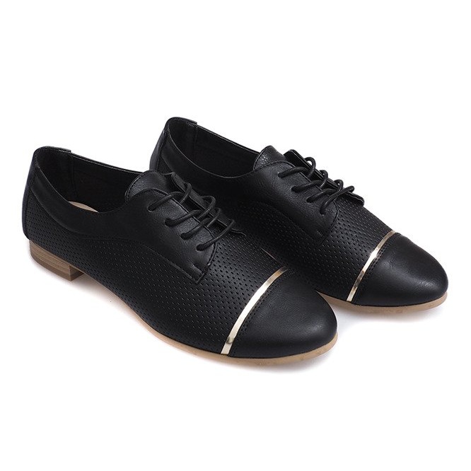 Women's Openwork Jazz Sko 6-154 Sort 1