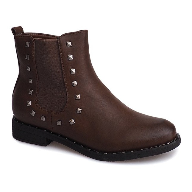 Støvler med Studs Z-01 Camel brun 2