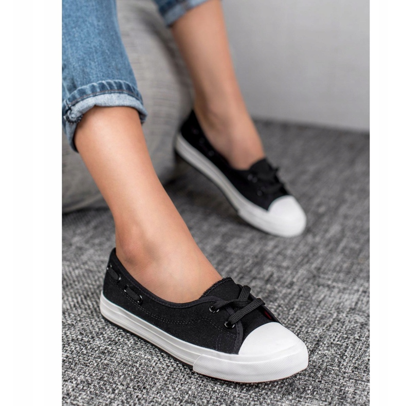 J. Star Stilfulde lave sneakers sort 1