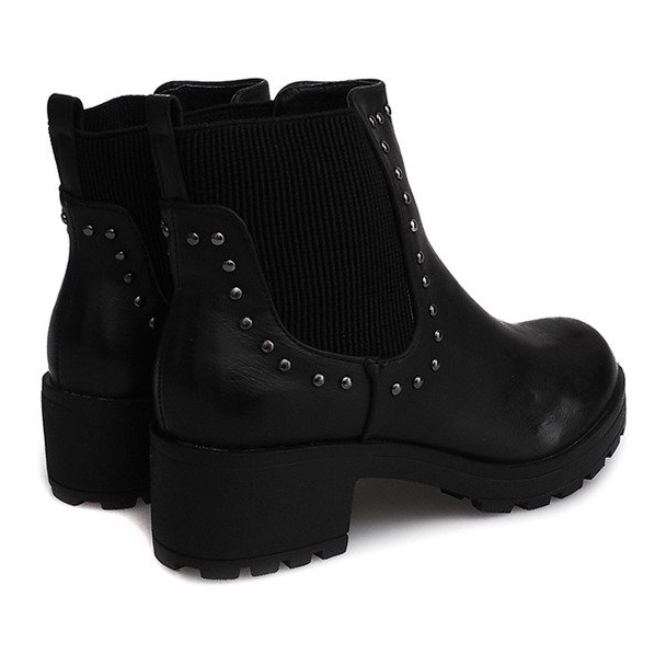 Motoriserede støvler med studs 1643 sort 1