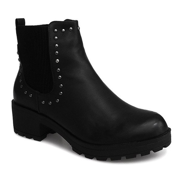 Motoriserede støvler med studs 1643 sort 2