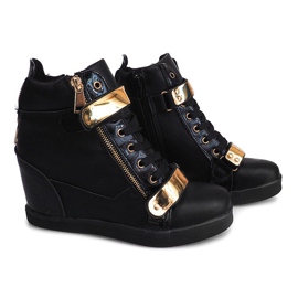 Wedge Sneakers A89 Sort 1