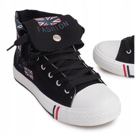 Sorte 1510-1 høje sneakers 1
