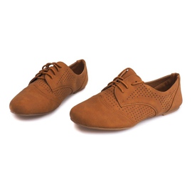 Openwork Jazz Sko 219 Camel brun 1