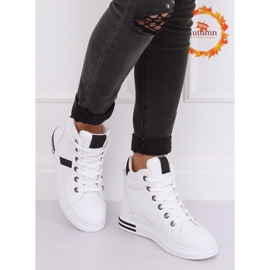 Hvide CB-19078 WHITE / SORT sneakers 1