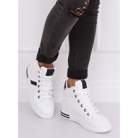 Hvide CB-19078 WHITE / SORT sneakers 2