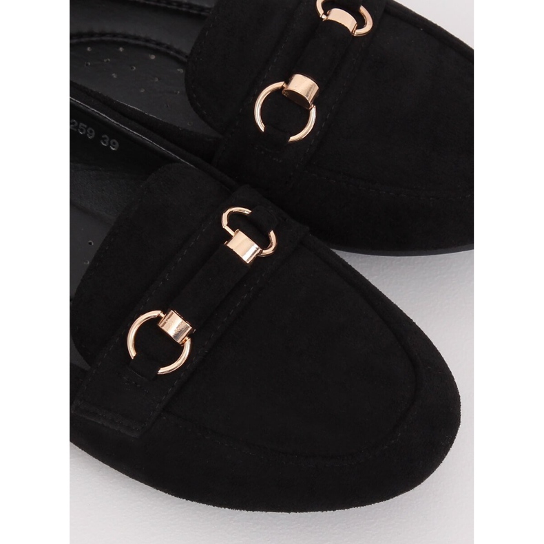 Sorte kvinders loafers 99-259 Sort 1