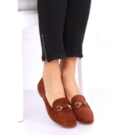 Kvinders loafers mursten 99-259 D.ORANGE brun 2