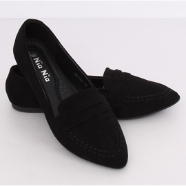 Sorte kvinders loafers 99-262 Sort 1