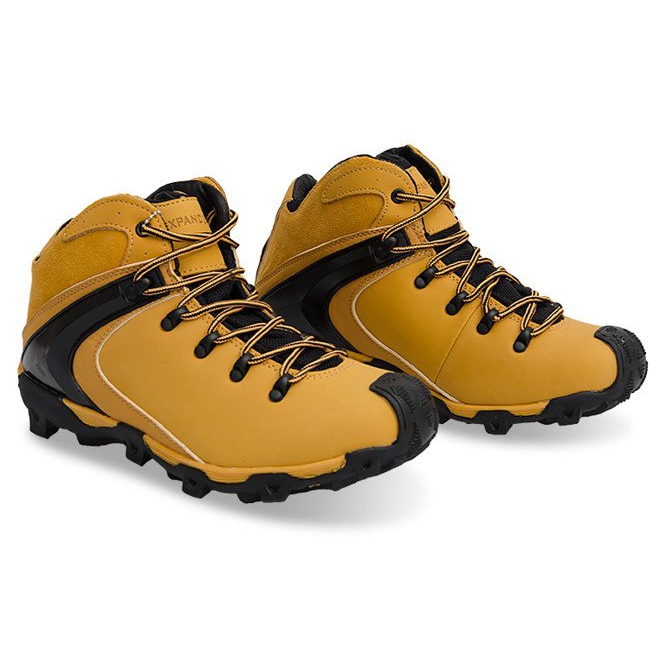 Mænds brune isolerede trekkingsko 9W4324 1