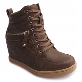 Quiltede sneakers 2030-50 Khaki grøn 1