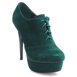 Elegante støvler på høj hæl 7146 grøn 1
