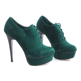 Elegante støvler på høj hæl 7146 grøn 2