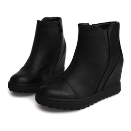 Wedge Sneakers J0029A Sort 1