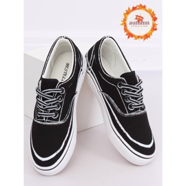 Sorte kvinders sneakers BS103 Sort 1