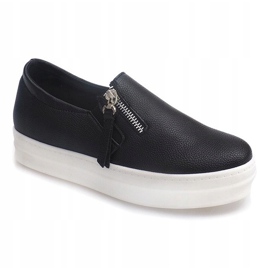 Creepersy Wedge Sneakers 888 Sort 1