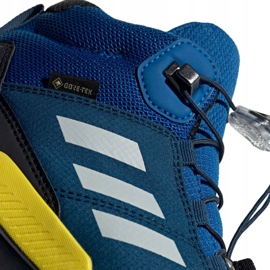 Sko adidas Terrex Mid Gtx Jr BC0596 sort blå grøn 2