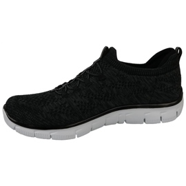 Skechers Empire W 12418-BKW Sko sort 1