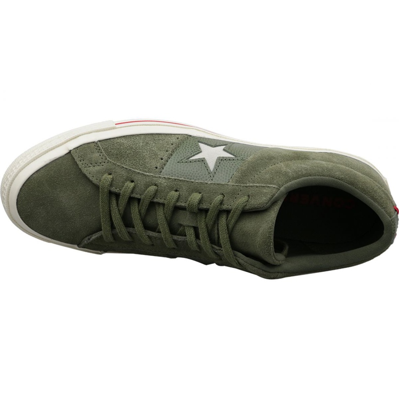 Converse One Star 163198C sko grøn 2