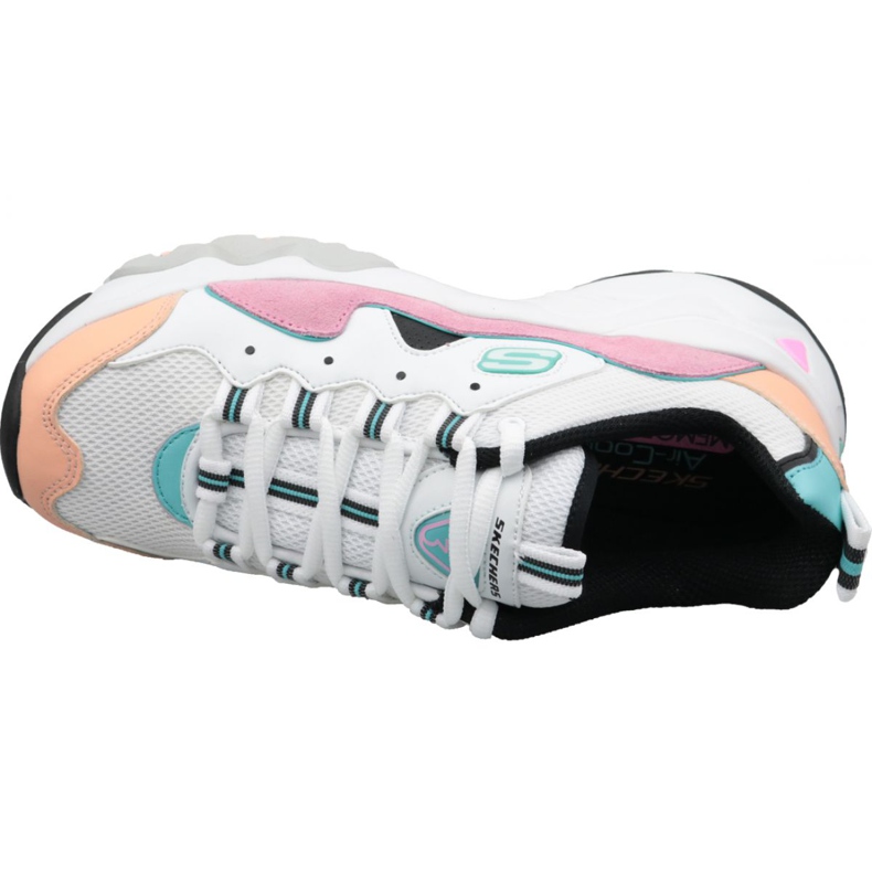 Skechers D'Lites 3.0 Zenway W 12955-WPKB Sko hvid flerfarvet 2