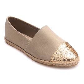 Linned Espadrilles 761-1 Khaki Sneakers flerfarvet grøn 1